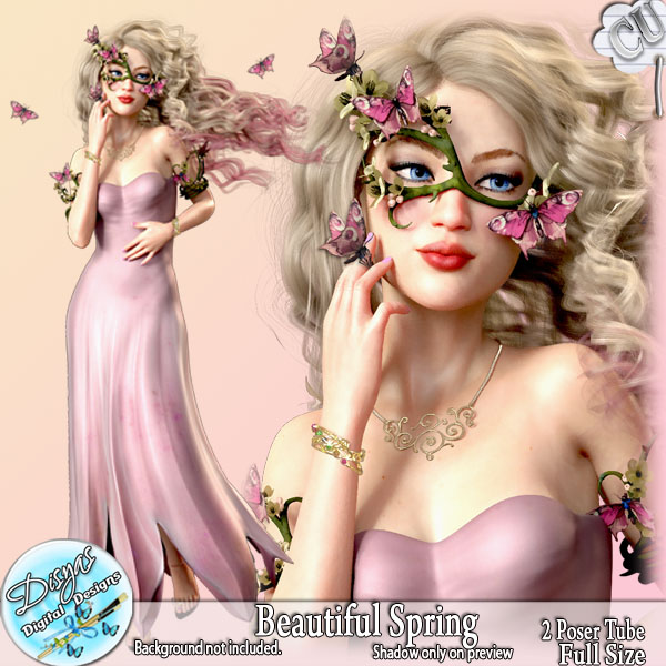 BEAUTIFUL SPRING POSER TUBE CU - FULL SIZE - Click Image to Close